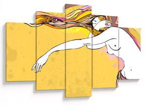 Obraz - Dievča (150x105 cm)