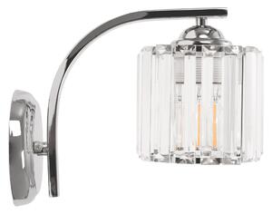 TooLight Nástenná lampa Bodil APP509-1W chróm/kryštál