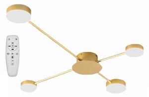 TooLight Stropné svietidlo Elegant Štyri LED zlaté