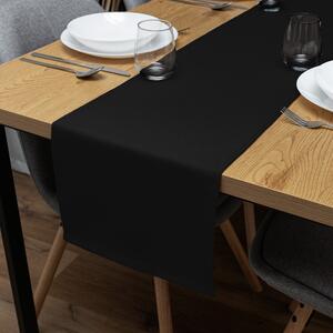 Biante Dekoračný behúň na stôl Rongo RG-014 Čierny 20x120 cm