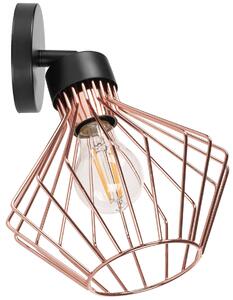 TooLight Nástenná lampa Eira ružovo zlatá/čierna