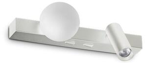 Ideal lux 336534 PING PONG nástenné svietidlo s vypínačom LED 6W 600/360lm 3000K biela