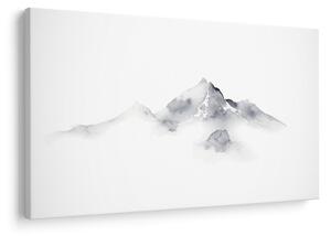 Obraz - Atramentová maľba hôr (90x60 cm)