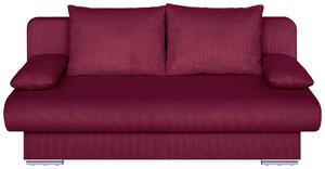 ROZKLADACIA POHOVKA, textil, kompozitné drevo, červená P & B - Sedačky, Online Only