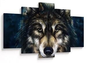 Obraz - Vlk (150x105 cm)