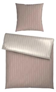 OBOJSTRANNÁ POSTEĽNÁ BIELIZEŇ, satén, béžová, 135/200 cm Dieter Knoll - Online Only bytové doplnky, Online Only