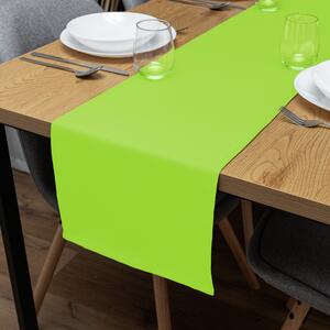 Biante Dekoračný behúň na stôl Rongo RG-041 Žiarivý zelený 20x120 cm