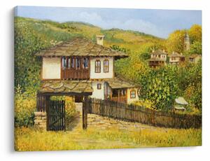 Obraz - Chalúpky v lete (70x50 cm)
