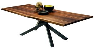 MIDJ - Stôl PECHINO 250x106 cm s doskou z masívneho dreva