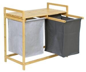 Kôš na bielizeň HANOI DUO COLOR sivý