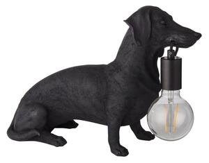 Endon 101188 - Stolná lampa DACHSHUND 1xE27/10W/230V čierna