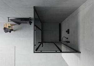 MEXEN - Rio sprchovací kút, rohový 70 x 70 cm, grafit, čierna - 860-070-070-70-40