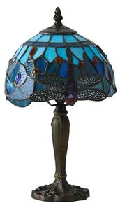 Endon 64088 - Stolná lampa Tiffany DRAGONFLY 1xE14/40W/230V priemer 20 cm