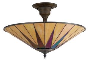 Endon 64043 - Prisadený luster Tiffany DARK STAR 3xE27/60W/230V pr. 49 cm