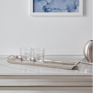 Eglo 427008 - Dekoračný podnos SAVANT 12,5x44 cm chróm