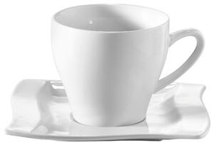 ŠÁLKA NA ESPRESSO S TANIERIKO porcelán Novel - Hrnčeky & šálky