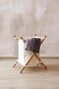 Kôš na bielizeň LAUNDRA, bambus, výška 57 cm, natur