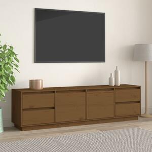 TV skrinka medovo-hnedá 176x37x47,5 cm masívna borovica
