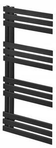 Kúpeľňový radiátor 580 W 50x124 cm Čierny matný Elena