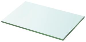 Poličkový panel z priehľadného skla, 20x30 cm