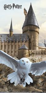 Jerry Fabrics Detská osuška HARRY POTTER - HEDWIG 02 70x140 cm