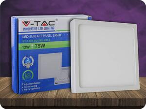 VT-1205 SQ prisadené lampa 12W Farba svetla: Teplá biela