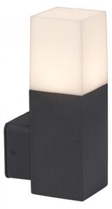 V-TAC Nástenné LED svietidlo 1xGU10, 22 cm, čierne/biele, IP54