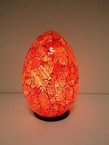 Stolná lampa EGG červená