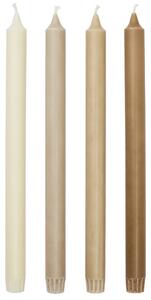 Svíčky Pure Faded 30 cm – set 4 ks