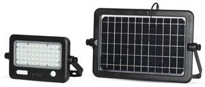 V-TAC LED solárne svietidlo s odpojiteľným panelom, 10W (1100lm), 4000K