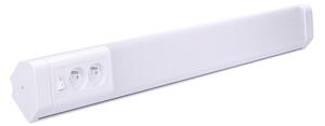 Solight LED kuchynské svietidlo, 2x zásuvka, vypínač, 10W, 4100K, 51cm [WO213]