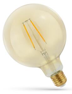 Spectrum LED Retro LED žiarovka, E27, G125, 2W (250lm), jantárové sklo, 2400K [WOJ+14078]