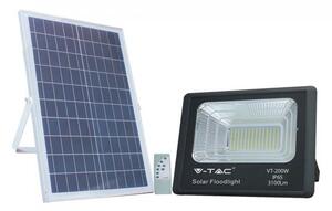 V-TAC LED Solárny reflektor so 40W solárnym panelom, 3100lm, IP65, 2000mAh Farba svetla: Denná biela