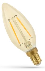 Spectrum LED Retro LED žiarovka E14, 2W (260lm), jantárové sklo, 2400K [WOJ+14070]
