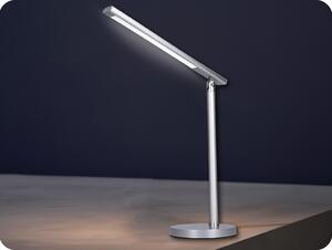 Solight LED stolná lampička, 7W, 400lm, stmievateľná, zmena chromatickosti, strieborná farba [WO53-S]