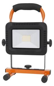 Solight LED reflektor, prenosný, nabijací, 20W, 1600lm, oranžovo-čierny [WM-20W-DE]