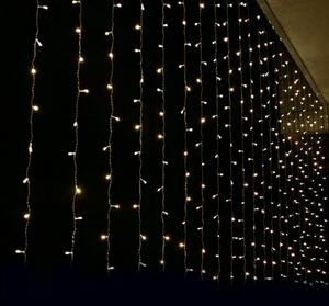 ACA Lighting LED svetelný záves, 2m, 360LED, 20 x vetva, WW, s adaptérom [X08360121]