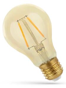Spectrum LED Retro LED žiarovka E27 A60 2W, 240lm, jantárové sklo, 2400K [WOJ+14077]