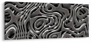 Obraz - Metalická abystrakcia (120x50 cm)