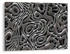 Obraz - Metalická abystrakcia (70x50 cm)