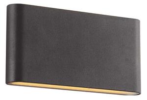 ACA Lighting Nástenné svietidlo MAIDA-L 11W, 570LM, 3000K, 60°, IP54, tmavosivé [LG2632G]