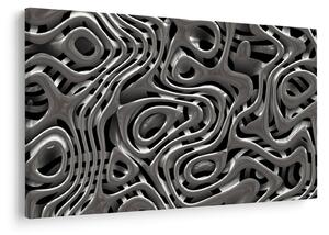 Obraz - Metalická abystrakcia (90x60 cm)
