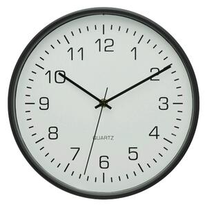 RÁDIOM RIADENÉ HODINY, čierna, biela, 30 cm Ambia Home - Hodiny