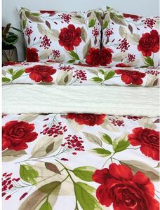 Zdravsi-spanok Posteľná obliečka Ruža červená 140x200/70x90cm