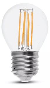 V-TAC E27 LED Filament žiarovka 6W, 800lm, G45 Farba svetla: Teplá biela