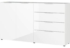 ŠIROKÁ KOMODA, biela, 184/102/42 cm Premium Living - Obývacie zostavy