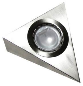 ACA Lighting Nástenné svietidlo na G4, 12V, IP45, trojuholníkové bez vypínača, nerez [AC.045BS812S]