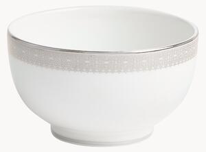 Porcelánová miska na občerstvenie Vera Wang Lace Platinum