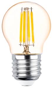 Forever Light E27 LED Retro Filament žiarovka 4W, 400lm, G45, zlatá, 2200K