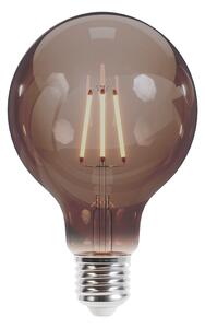 Forever Light E27 LED Retro Filament žiarovka 4W, 400lm, G95, dymová, 2000K